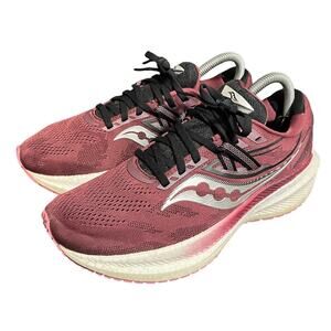 Saucony Triumph 20 Sundown‎ Rose Sneakers Womens Athletic Running Shoes Size 10